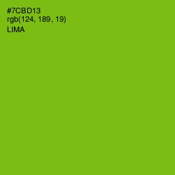 #7CBD13 - Lima Color Image