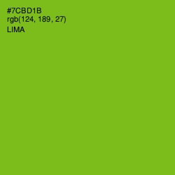 #7CBD1B - Lima Color Image