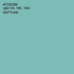 #7CBDB8 - Neptune Color Image