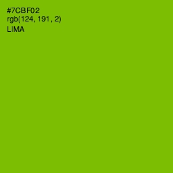 #7CBF02 - Lima Color Image