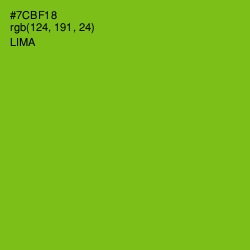 #7CBF18 - Lima Color Image