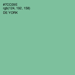 #7CC09E - De York Color Image