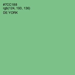 #7CC188 - De York Color Image