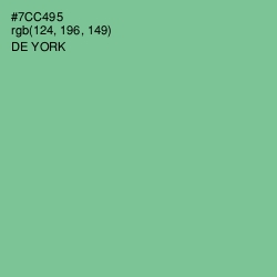 #7CC495 - De York Color Image