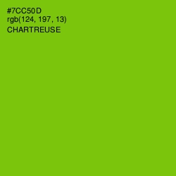#7CC50D - Chartreuse Color Image