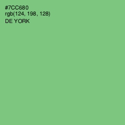 #7CC680 - De York Color Image