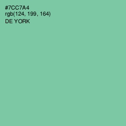 #7CC7A4 - De York Color Image