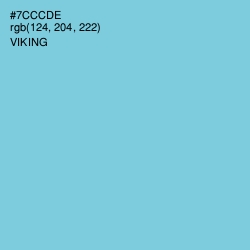 #7CCCDE - Viking Color Image