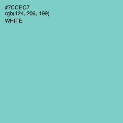 #7CCEC7 - Bermuda Color Image