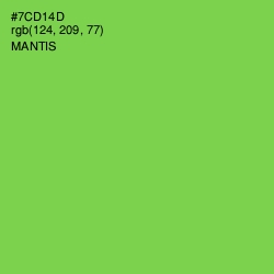 #7CD14D - Mantis Color Image