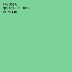 #7CD39A - De York Color Image