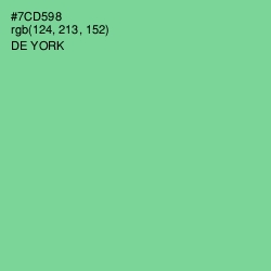 #7CD598 - De York Color Image