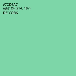 #7CD6A7 - De York Color Image