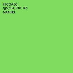 #7CDA5C - Mantis Color Image