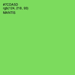 #7CDA5D - Mantis Color Image