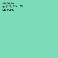 #7CDBB9 - De York Color Image