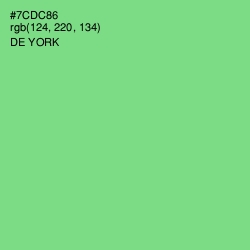 #7CDC86 - De York Color Image