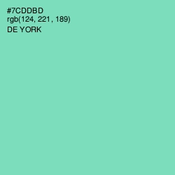#7CDDBD - De York Color Image