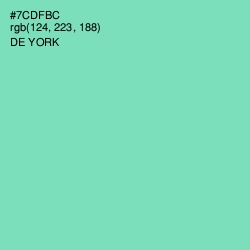 #7CDFBC - De York Color Image