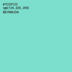 #7CDFCD - Bermuda Color Image
