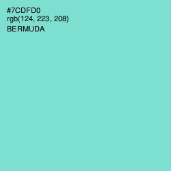 #7CDFD0 - Bermuda Color Image