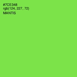 #7CE348 - Mantis Color Image