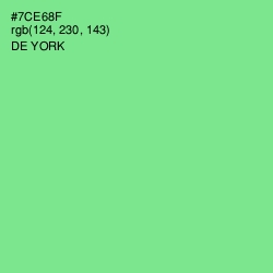#7CE68F - De York Color Image