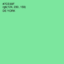 #7CE69F - De York Color Image