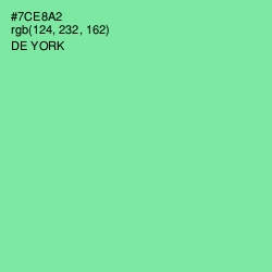 #7CE8A2 - De York Color Image