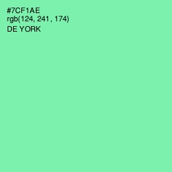 #7CF1AE - De York Color Image