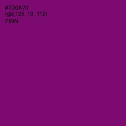 #7D0A70 - Finn Color Image