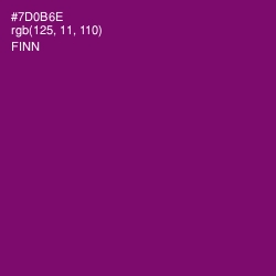#7D0B6E - Finn Color Image