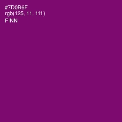 #7D0B6F - Finn Color Image