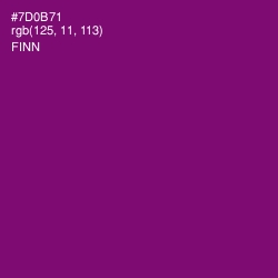 #7D0B71 - Finn Color Image