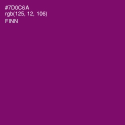 #7D0C6A - Finn Color Image