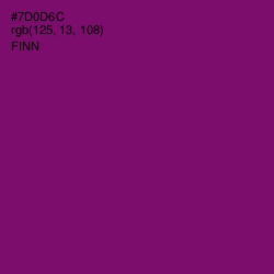 #7D0D6C - Finn Color Image