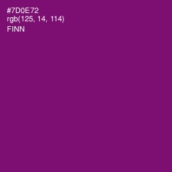 #7D0E72 - Finn Color Image