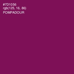 #7D1056 - Pompadour Color Image