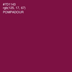 #7D1143 - Pompadour Color Image