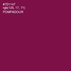 #7D1147 - Pompadour Color Image