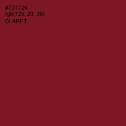 #7D1724 - Claret Color Image