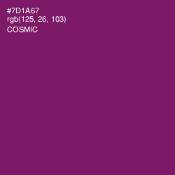 #7D1A67 - Cosmic Color Image