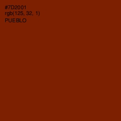 #7D2001 - Pueblo Color Image