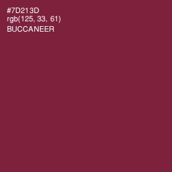 #7D213D - Buccaneer Color Image