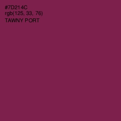 #7D214C - Tawny Port Color Image