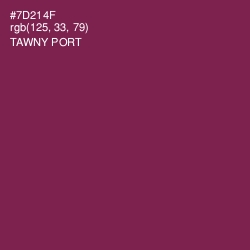 #7D214F - Tawny Port Color Image