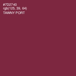 #7D2740 - Tawny Port Color Image