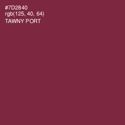 #7D2840 - Tawny Port Color Image