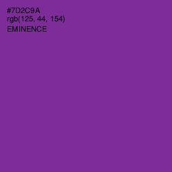 #7D2C9A - Eminence Color Image