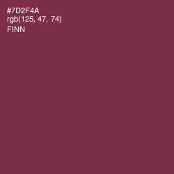 #7D2F4A - Finn Color Image